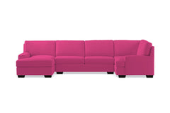 Bradbury 3pc Sectional Sofa :: Leg Finish: Espresso / Configuration: LAF - Chaise on the Left