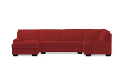 Bradbury 3pc Sectional Sofa :: Leg Finish: Espresso / Configuration: LAF - Chaise on the Left