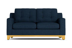 Brentwood Apartment Size Sleeper Sofa :: Leg Finish: Natural / Sleeper Option: Innerspring Mattress