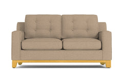 Brentwood Apartment Size Sleeper Sofa :: Leg Finish: Natural / Sleeper Option: Memory Foam Mattress