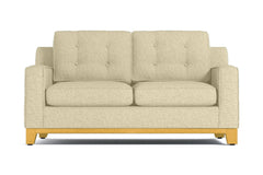 Brentwood Apartment Size Sleeper Sofa :: Leg Finish: Natural / Sleeper Option: Innerspring Mattress