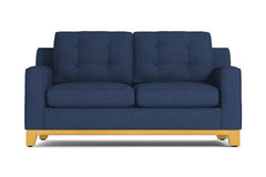 Brentwood Apartment Size Sleeper Sofa :: Leg Finish: Natural / Sleeper Option: Memory Foam Mattress