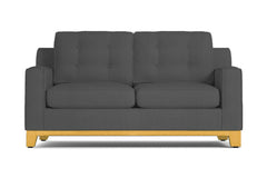 Brentwood Apartment Size Sleeper Sofa :: Leg Finish: Natural / Sleeper Option: Memory Foam Mattress