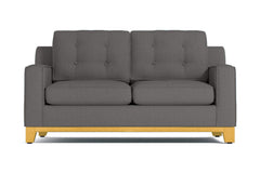 Brentwood Apartment Size Sleeper Sofa :: Leg Finish: Natural / Sleeper Option: Innerspring Mattress
