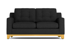 Brentwood Apartment Size Sleeper Sofa :: Leg Finish: Natural / Sleeper Option: Memory Foam Mattress