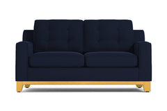 Brentwood Apartment Size Sleeper Sofa :: Leg Finish: Natural / Sleeper Option: Innerspring Mattress
