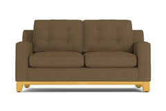 Brentwood Apartment Size Sleeper Sofa :: Leg Finish: Natural / Sleeper Option: Memory Foam Mattress