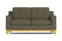 Brentwood Apartment Size Sleeper Sofa :: Leg Finish: Natural / Sleeper Option: Memory Foam Mattress