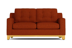 Brentwood Apartment Size Sleeper Sofa :: Leg Finish: Natural / Sleeper Option: Innerspring Mattress