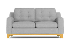 Brentwood Apartment Size Sleeper Sofa :: Leg Finish: Natural / Sleeper Option: Innerspring Mattress