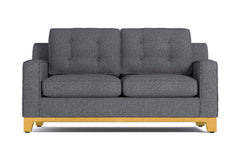 Brentwood Apartment Size Sleeper Sofa :: Leg Finish: Natural / Sleeper Option: Memory Foam Mattress