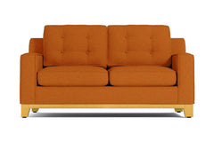 Brentwood Apartment Size Sleeper Sofa :: Leg Finish: Natural / Sleeper Option: Memory Foam Mattress