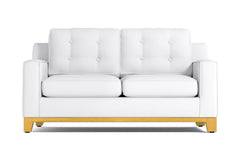 Brentwood Apartment Size Sleeper Sofa :: Leg Finish: Natural / Sleeper Option: Memory Foam Mattress