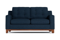 Brentwood Apartment Size Sleeper Sofa :: Leg Finish: Pecan / Sleeper Option: Innerspring Mattress