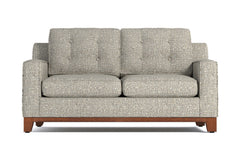 Brentwood Apartment Size Sleeper Sofa :: Leg Finish: Pecan / Sleeper Option: Innerspring Mattress