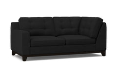 Brentwood Left Arm Corner Apt Size Sofa :: Leg Finish: Espresso / Configuration: LAF - Chaise on the Left
