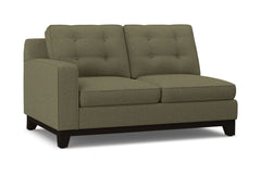 Brentwood Left Arm Loveseat :: Leg Finish: Espresso / Configuration: LAF - Chaise on the Left