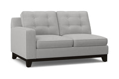 Brentwood Left Arm Loveseat :: Leg Finish: Espresso / Configuration: LAF - Chaise on the Left