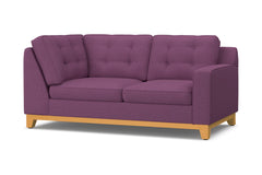 Brentwood Right Arm Corner Loveseat :: Leg Finish: Natural / Configuration: RAF - Chaise on the Right