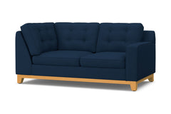 Brentwood Right Arm Corner Loveseat :: Leg Finish: Natural / Configuration: RAF - Chaise on the Right