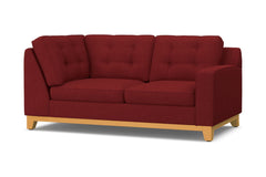 Brentwood Right Arm Corner Loveseat :: Leg Finish: Natural / Configuration: RAF - Chaise on the Right