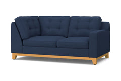Brentwood Right Arm Corner Loveseat :: Leg Finish: Natural / Configuration: RAF - Chaise on the Right