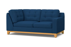 Brentwood Right Arm Corner Loveseat :: Leg Finish: Natural / Configuration: RAF - Chaise on the Right