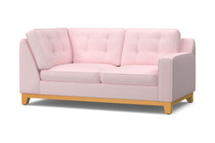 Brentwood Right Arm Corner Loveseat :: Leg Finish: Natural / Configuration: RAF - Chaise on the Right