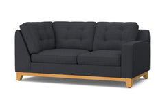 Brentwood Right Arm Corner Loveseat :: Leg Finish: Natural / Configuration: RAF - Chaise on the Right