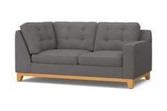 Brentwood Right Arm Corner Loveseat :: Leg Finish: Natural / Configuration: RAF - Chaise on the Right