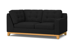 Brentwood Right Arm Corner Loveseat :: Leg Finish: Natural / Configuration: RAF - Chaise on the Right