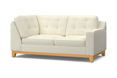 Brentwood Right Arm Corner Loveseat :: Leg Finish: Natural / Configuration: RAF - Chaise on the Right