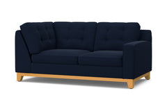 Brentwood Right Arm Corner Loveseat :: Leg Finish: Natural / Configuration: RAF - Chaise on the Right