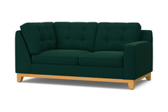 Brentwood Right Arm Corner Loveseat :: Leg Finish: Natural / Configuration: RAF - Chaise on the Right