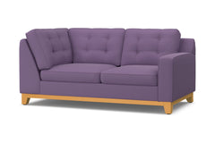 Brentwood Right Arm Corner Loveseat :: Leg Finish: Natural / Configuration: RAF - Chaise on the Right