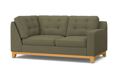 Brentwood Right Arm Corner Loveseat :: Leg Finish: Natural / Configuration: RAF - Chaise on the Right