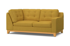 Brentwood Right Arm Corner Loveseat :: Leg Finish: Natural / Configuration: RAF - Chaise on the Right