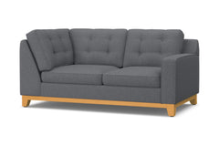 Brentwood Right Arm Corner Loveseat :: Leg Finish: Natural / Configuration: RAF - Chaise on the Right