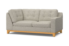 Brentwood Right Arm Corner Loveseat :: Leg Finish: Natural / Configuration: RAF - Chaise on the Right
