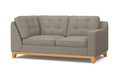Brentwood Right Arm Corner Loveseat :: Leg Finish: Natural / Configuration: RAF - Chaise on the Right