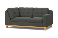 Brentwood Right Arm Corner Loveseat :: Leg Finish: Natural / Configuration: RAF - Chaise on the Right