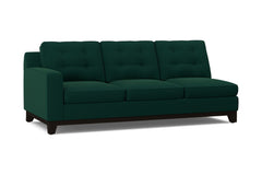 Brentwood Left Arm Sofa :: Leg Finish: Espresso / Configuration: LAF - Chaise on the Left