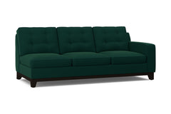 Brentwood Right Arm Sofa :: Leg Finish: Espresso / Configuration: RAF - Chaise on the Right