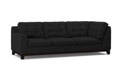 Brentwood Left Arm Corner Sofa :: Leg Finish: Espresso / Configuration: LAF - Chaise on the Left