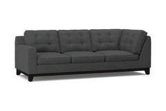 Brentwood Left Arm Corner Sofa :: Leg Finish: Espresso / Configuration: LAF - Chaise on the Left