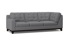 Brentwood Left Arm Corner Sofa :: Leg Finish: Espresso / Configuration: LAF - Chaise on the Left