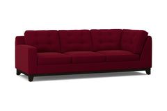 Brentwood Left Arm Corner Sofa :: Leg Finish: Espresso / Configuration: LAF - Chaise on the Left