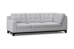 Brentwood Left Arm Corner Sofa :: Leg Finish: Espresso / Configuration: LAF - Chaise on the Left
