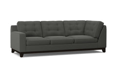 Brentwood Left Arm Corner Sofa :: Leg Finish: Espresso / Configuration: LAF - Chaise on the Left