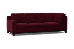 Brentwood Left Arm Corner Sofa :: Leg Finish: Espresso / Configuration: LAF - Chaise on the Left